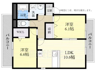 メルベーユ・ドルフA棟【1階】の間取り