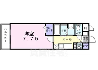 シャルマン御池【3階】の間取り