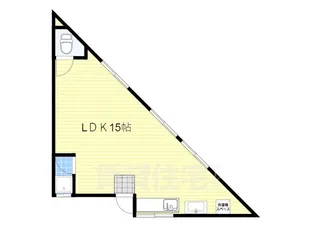 川西ハイツ【2階】の間取り