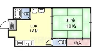 川西ハイツ【2階】の間取り