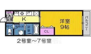 Wind Valley1番館【307号室】の間取り