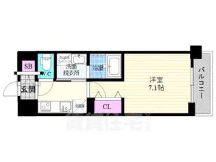 ベラジオ京都烏丸十条2【2階】の間取り