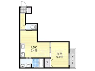 セレニティ国府【302号室】の間取り