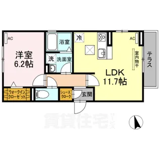 ヴィラージュ ARK【1階】の間取り