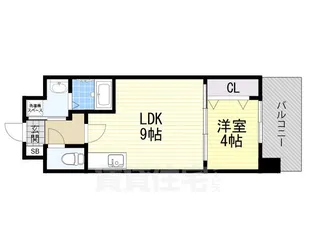 大阪府堺市堺区甲斐町東4丁【マンション】の間取り