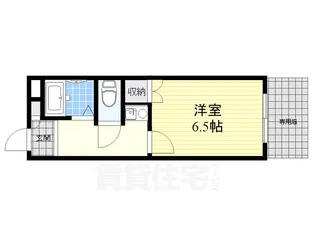 ハレー高槻2【1階】の間取り