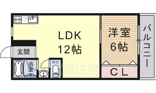 ヤマブハイツ【403号室】の間取り