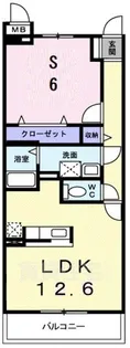 大阪府大阪市東住吉区公園南矢田3丁目【マンション】の間取り