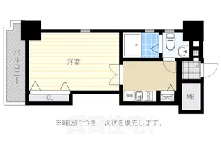 ダイナコート大濠公園ステーション【12階】の間取り