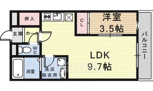 Peace Island【2階】の間取り