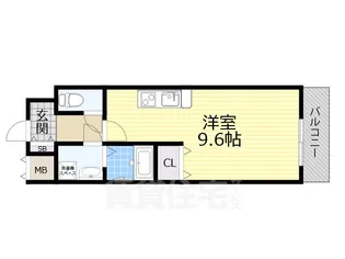 エクセレント上新20【3階】の間取り