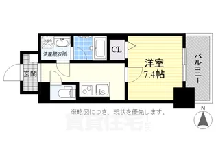 シャルマンソワレ名駅【1階】の間取り