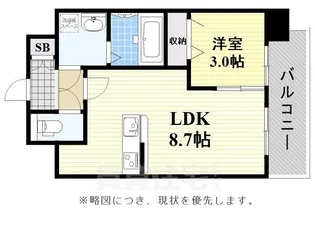 エフ・パルク高宮【2階】の間取り
