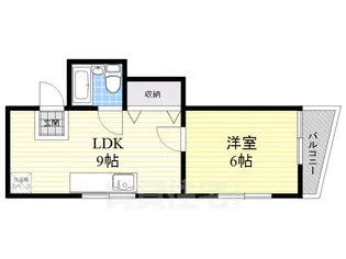 大阪府箕面市萱野3丁目【マンション】の間取り