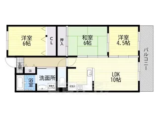 パルミラライフ【3階】の間取り