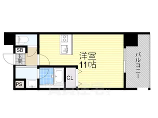 アバンティ淡路【7階】の間取り