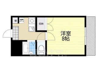 CUBE森小路【4階】の間取り