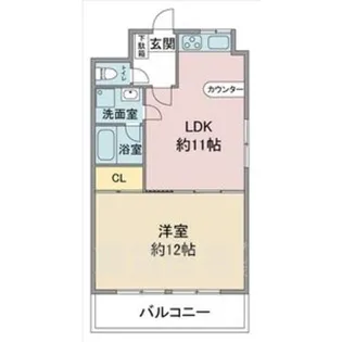 フロント上社【3階】の間取り