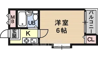 ヴィラ桃山台【4階】の間取り