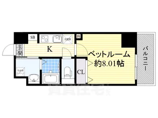 アプリーレ千代田【6階】の間取り