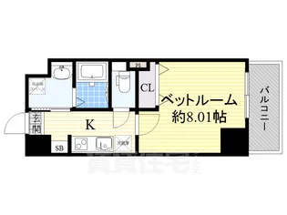 プレイズシード千代田【4階】の間取り