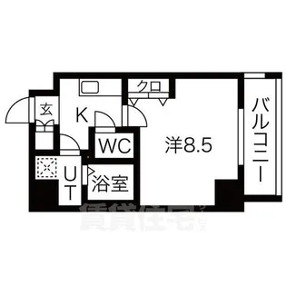 レジデンシア泉1【5階】の間取り