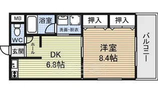 メゾン政喜4【2階】の間取り
