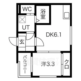 ハーモニーテラス神前3【1階】の間取り