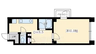 パインフィールド御池【2階】の間取り