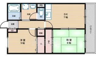アコルドオクノ【3階】の間取り