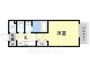 ブランシエスタ東別院【7階】の間取り