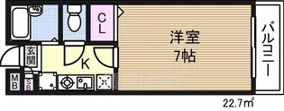 メゾンアリュール【2階】の間取り