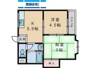 神田エスチュアリーハウス【3階】の間取り