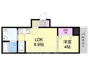 F asecia Lutz【1階】の間取り