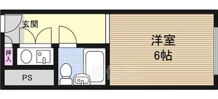 新大阪ビジネス第二日研マンション【5階】の間取り