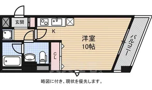 シャトーアスティナ京橋ラルゴ【5階】の間取り
