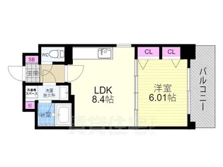 プラネシア星の子京都駅前西【2階】の間取り