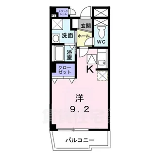 アビターレ草津【1階】の間取り