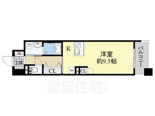 プレサンス新大阪ステーションフロント【4階】の間取り