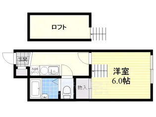 スクエア豊中【2階】の間取り