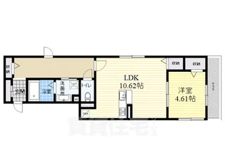 Cherry Maison 夙川【1階】の間取り