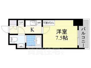 愛知県名古屋市中区栄1丁目【マンション】の間取り