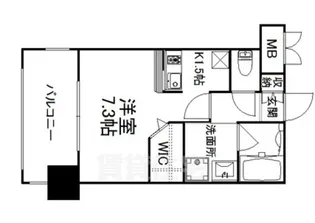 エンクレスト天神AVANT【2階】の間取り