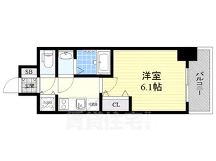 プレサンスSAKAEフロント【8階】の間取り