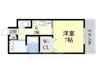 ドエル小松SOUTH【2階】の間取り