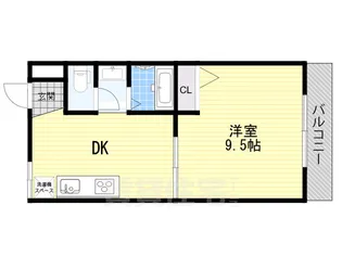 大阪府大阪市都島区都島本通4丁目【マンション】の間取り