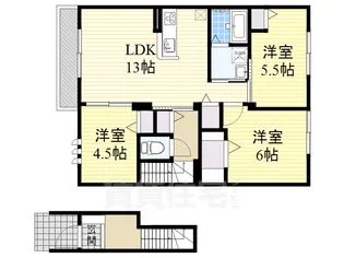 アーク百舌鳥【2階】の間取り
