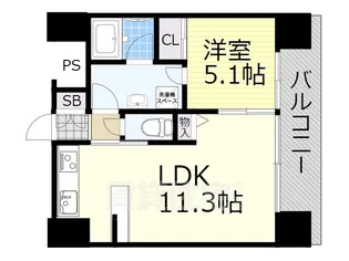 レガーロ大津なぎさ公園【9階】の間取り