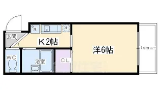ハミングTAKEYAMACHI【3階】の間取り