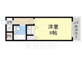 コーポラスムツミ【2階】の間取り